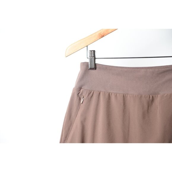 Athleta Skort Athletic Tennis Skirt Brown Size 10T Pockets - Picture 3 of 11